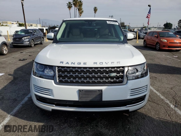 2014 Land Rover Range Rover with VIN SALGR2WF9EA195344, listed as a Copart auction lot 43454555 with 167,010 mi miles and Clean Title. Bid and sale history available at DreamBid. Image 5.