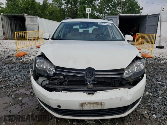 2013 Volkswagen Jetta TDI w/Sunroof & Nav with VIN 3VWPL7AJ1DM632379, listed as a Copart auction lot 58860355 with 123,327 mi miles and Salvage title. Bid and sale history available at DreamBid. Image 5.