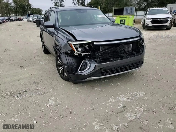 2024 Volkswagen Atlas 2.0T SE with VIN 1V2LR2CA7RC566105, listed as a Copart auction lot 42130995 with 7,794 mi miles and Non Repairable. Bid and sale history available at carsss.com. Image 14.