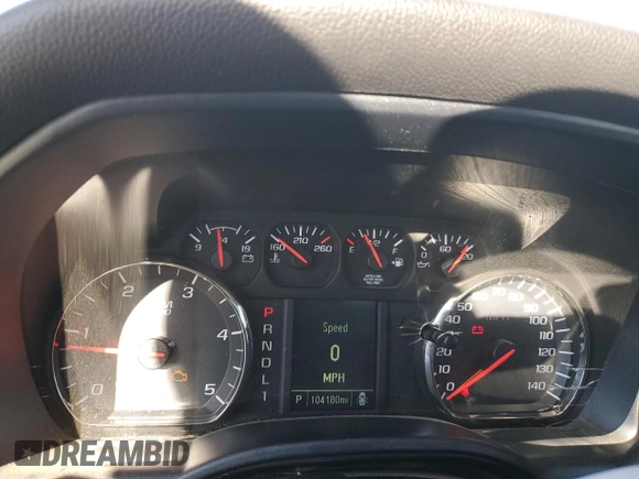 2019 Chevrolet Silverado 3500HD Work Truck with VIN 1GC4KVCYXKF171543, listed as a Copart auction lot 84349874 with 104,180 mi miles and Salvage Title. Bid and sale history available at carsss.com. Image 9.