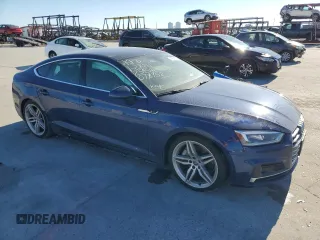 2018 Audi A5 Sportback Prestige with VIN WAUFNCF55JA078752, listed as a Copart auction lot 41371574 with 32,368 mi miles. Bid and sale history available at carsss.com. Image 4.