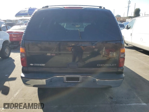 2002 Chevrolet Tahoe LS with VIN 1GNEC13V62R244378, listed as a Copart auction lot 84209834 with 350,780 mi miles and Salvage Title. Bid and sale history available at carsss.com. Image 6.