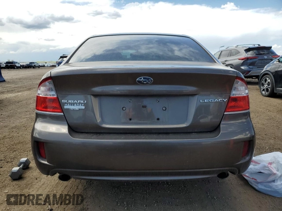 2009 Subaru Legacy Limited with VIN 4S3BL626397222041, listed as a Copart auction lot 55176075 with 162,331 mi miles and Salvage title. Bid and sale history available at DreamBid. Image 6.