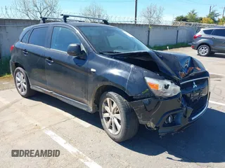2012 Mitsubishi Outlander Sport SE with VIN JA4AR4AU4CZ004887, listed as a IAAI auction lot 41891518 with 1 mi miles. Bid and sale history available at carsss.com. Image 1.