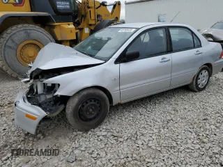 2002 Mitsubishi Lancer ES with VIN JA3AJ26E92U066573, listed as a Copart auction lot 43768435 with 100,108 mi miles and Salvage Title. Bid and sale history available at carsss.com. Image 1.