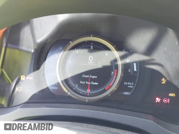 2020 Lexus IS 300 F Sport with VIN JTHGA1D25L5104440, listed as a IAAI auction lot 39757578 with 36,962 mi miles and . Bid and sale history available at DreamBid. Image 7.