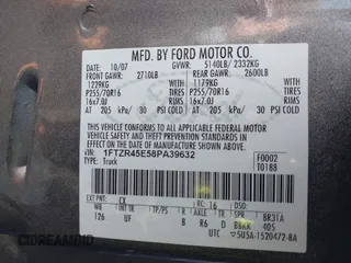 2008 Ford Ranger XLT z VIN 1FTZR45E58PA39632, wystawiony jako IAAI lot #41503530 z przebiegiem 150 528 mil mil oraz . Historia ofert i sprzedaży dostępna na DreamBid. Obrazek 9.