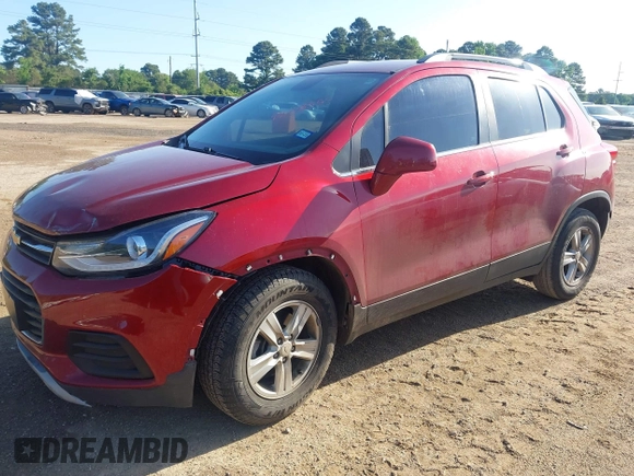 2018 Chevrolet Trax LT with VIN 3GNCJLSB7JL168143, listed as a IAAI auction lot 42088555 with 94,234 mi miles. Bid and sale history available at carsss.com. Image 17.