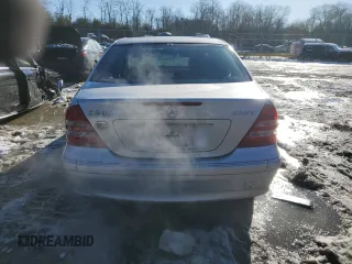 2006 Mercedes-Benz C 280 Luxury with VIN WDBRF92H66F779308, listed as a Copart auction lot 87382174 with 146,459 mi miles and Salvage Title. Bid and sale history available at DreamBid. Image 6.