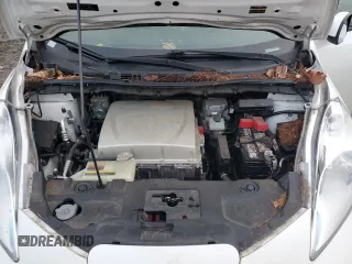 2017 Nissan LEAF S with VIN 1N4BZ0CPXHC302029, listed as a Copart auction lot 87067414 with 48,658 mi miles and Salvage Title. Bid and sale history available at carsss.com. Image 12.