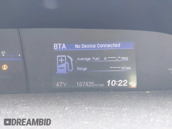 2012 Honda Civic EX with VIN 19XFB2F86CE341668, listed as a IAAI auction lot 42013980 with 187,425 mi miles and . Bid and sale history available at DreamBid. Image 7.