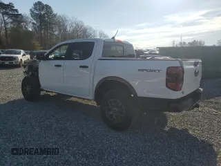 2024 Ford Ranger XLT with VIN 1FTER4GH5RLE37387, listed as a Copart auction lot 81362924 with 1,433 mi miles and Salvage Title. Bid and sale history available at carsss.com. Image 2.
