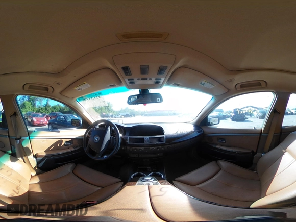 2005 BMW 7 Series 745Li with VIN WBAGN63515DS58163, listed as a IAAI auction lot 42133398 with 108,877 mi miles and . Bid and sale history available at DreamBid. Image 20.