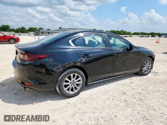 2020 Mazda 3 with VIN 3MZBPABL1LM127551, listed as a Copart auction lot 59587255 with 77,261 mi miles and Salvage title. Bid and sale history available at DreamBid. Image 3.