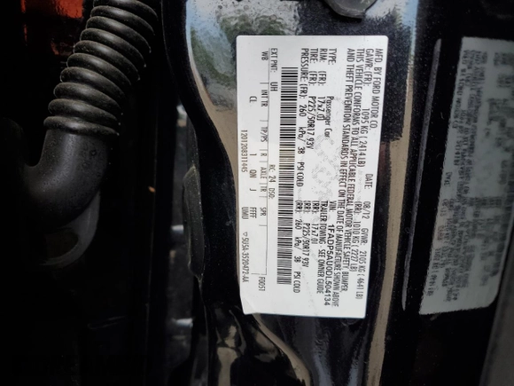 2013 Ford C-Max SE z VIN 1FADP5AU0DL504134, wystawiony jako Copart lot #54298405 z przebiegiem 93 359 mil mil oraz Szkoda całkowita • Salvage title. Historia ofert i sprzedaży dostępna na DreamBid. Obrazek 13.