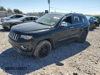 2014 Jeep Grand Cherokee Limited with VIN 1C4RJEBG9EC285539, listed as a Copart auction lot 47874525 with 189,114 mi miles and Salvage Title. Bid and sale history available at carsss.com. Image 1.