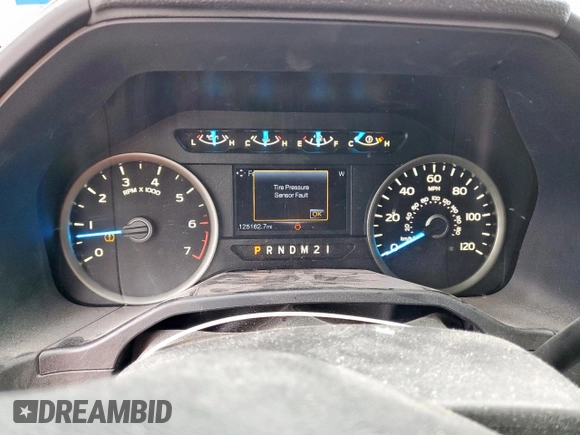 2015 Ford F-150 XL with VIN 1FTEW1CP3FKF03148, listed as a Copart auction lot 60535505 with 125,162 mi miles and Salvage title. Bid and sale history available at DreamBid. Image 9.