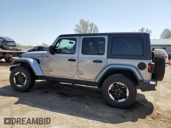 2019 Jeep Wrangler Unlimited Sahara with VIN 1C4HJXEN4KW507772, listed as a Copart auction lot 52104825 with 74,527 mi miles and Clean title. Bid and sale history available at DreamBid. Image 2.