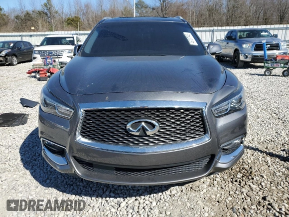 2018 Infiniti QX60 with VIN 5N1DL0MM4JC518114, listed as a Copart auction lot 46707945 with 88,327 mi miles and Salvage Title. Bid and sale history available at carsss.com. Image 5.