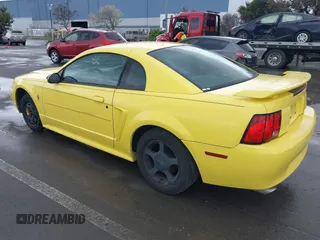 2002 Ford Mustang Standard with VIN 1FAFP40412F228577, listed as a IAAI auction lot 41815902 with 134,449 mi miles. Bid and sale history available at carsss.com. Image 3.