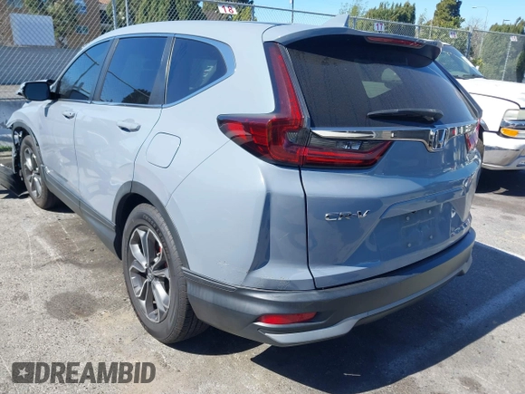2020 Honda CR-V EX-L with VIN 5J6RW1H84LA005474, listed as a IAAI auction lot 41702852 with 61,995 mi miles. Bid and sale history available at carsss.com. Image 3.