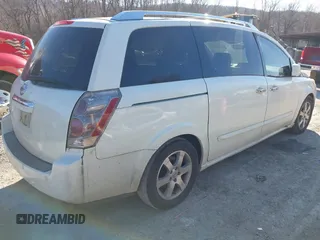 2007 Nissan Quest S with VIN 5N1BV28U77N127494, listed as a IAAI auction lot 41445049 with 210,641 mi miles. Bid and sale history available at carsss.com. Image 4.