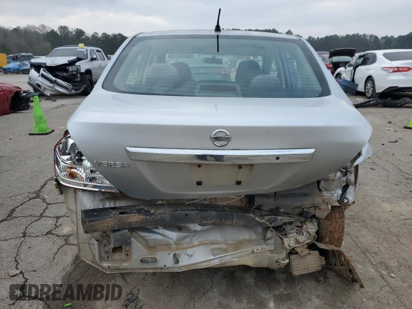 2008 Nissan Versa 1.8 S with VIN 3N1BC11E58L351603, listed as a Copart auction lot 48900765 with 245,000 mi miles and Salvage Title. Bid and sale history available at carsss.com. Image 6.
