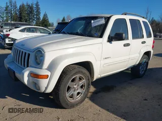 2004 Jeep Liberty Limited with VIN 1J8GL58K34W214825, listed as a IAAI auction lot 41456625 with 210,346 mi miles. Bid and sale history available at carsss.com. Image 2.