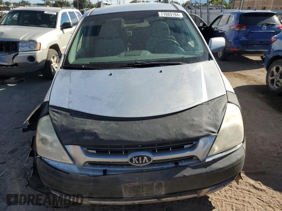 2007 Kia Sedona EX with VIN KNDMB233976116902, listed as a Copart auction lot 71683194 with 229,383 mi miles and Salvage Title. Bid and sale history available at carsss.com. Image 5.