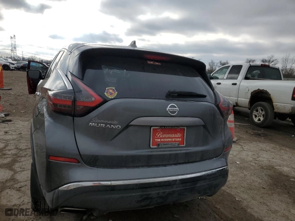2019 Nissan Murano S with VIN 5N1AZ2MJ4KN140238, listed as a Copart auction lot 85583344 with 108,192 mi miles and Salvage Title. Bid and sale history available at carsss.com. Image 6.