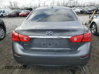 2017 Infiniti Q50 3.0t Signature Edition with VIN JN1EV7AR4HM837063, listed as a Copart auction lot 82882464 with 101,291 mi miles and Salvage Title. Bid and sale history available at carsss.com. Image 6.