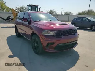 2021 Dodge Durango R/T with VIN 1C4SDHCT5MC626875, listed as a Copart auction lot 75697474 with 46,264 mi miles and Salvage Title. Bid and sale history available at DreamBid. Image 11.