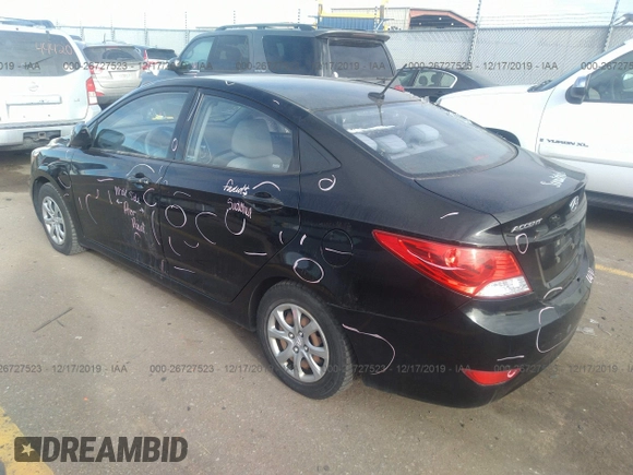 2012 Hyundai Accent GLS z VIN KMHCT4AE0CU131248, wystawiony jako IAAI lot #26727523 z przebiegiem 94 967 mil mil oraz . Historia ofert i sprzedaży dostępna na DreamBid. Obrazek 3.