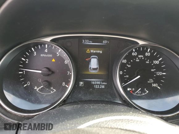 2015 Nissan Rogue SL with VIN 5N1AT2MT7FC865949, listed as a Copart auction lot 46632335 with 165,981 mi miles and Salvage Title. Bid and sale history available at carsss.com. Image 9.