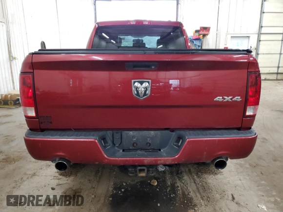2012 Ram 1500 Express with VIN 1C6RD7FT5CS342775, listed as a Copart auction lot 60799605 with 143,256 mi miles and Salvage title. Bid and sale history available at DreamBid. Image 6.