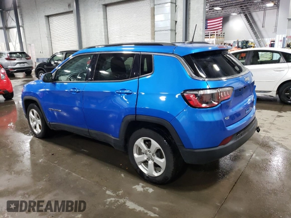 2021 Jeep Compass Altitude with VIN 3C4NJCBB3MT580971, listed as a Copart auction lot 73720904 with 77,316 mi miles and Salvage Title. Bid and sale history available at carsss.com. Image 2.