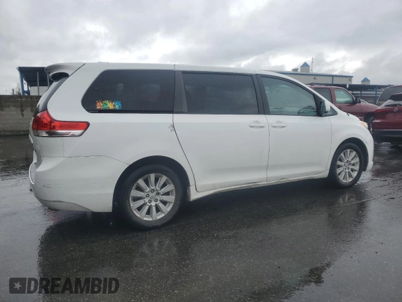 2014 Toyota Sienna LE with VIN 5TDJK3DC9ES092766, listed as a Copart auction lot 48005355 with 292,074 mi miles and Clean Title. Bid and sale history available at DreamBid. Image 3.