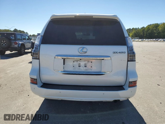 2017 Lexus GX with VIN JTJJM7FX9H5157947, listed as a Copart auction lot 75749584 with 83,370 mi miles and Salvage Title. Bid and sale history available at carsss.com. Image 6.