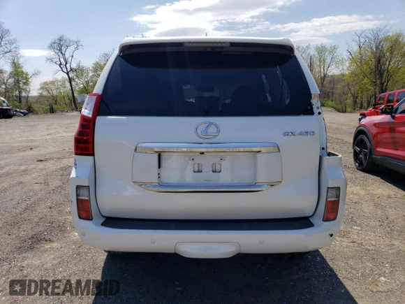 2011 Lexus GX 460 with VIN JTJBM7FXXB5021080, listed as a Copart auction lot 54490805 with 160,059 mi miles and Salvage Title. Bid and sale history available at carsss.com. Image 6.