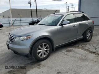 2007 Infiniti FX with VIN JNRAS08U87X102217, listed as a Copart auction lot 43240835 with 146,390 mi miles and Salvage Title. Bid and sale history available at carsss.com. Image 1.