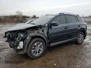 2017 Toyota RAV4 Hybrid XLE with VIN JTMRJREV6HD128552, listed as a Copart auction lot 44640485 with 137,438 mi miles and Salvage Title. Bid and sale history available at carsss.com. Image 1.