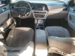 2017 Hyundai Sonata 2.4L with VIN 5NPE24AF8HH561099, listed as a Copart auction lot 48686215 with 124,523 mi miles and Salvage Title. Bid and sale history available at carsss.com. Image 8.