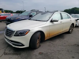 2018 Mercedes-Benz S-Class S 450 with VIN WDDUG6EB5JA361316, listed as a Copart auction lot 65776594 with 62,055 mi miles and Clean Title. Bid and sale history available at carsss.com. Image 1.