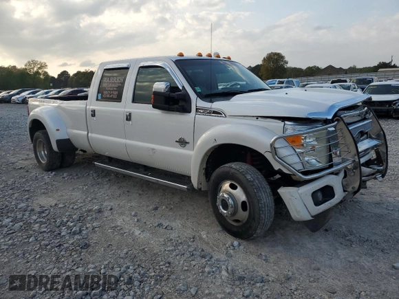 2016 Ford F-350 Lariat with VIN 1FT8W3DT4GED09118, listed as a Copart auction lot 50782895 with 412,336 mi miles and Salvage title. Bid and sale history available at DreamBid. Image 4.