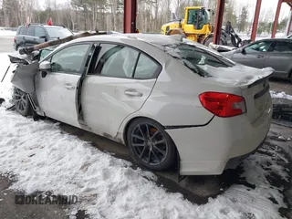 2018 Subaru WRX Premium with VIN JF1VA1C65J9809554, listed as a IAAI auction lot 41563805 with 111,103 mi miles. Bid and sale history available at carsss.com. Image 3.