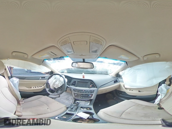 2016 Hyundai Sonata Eco z VIN 5NPE24AA3GH431539, wystawiony jako Copart lot #55585255 z przebiegiem Nie podano mil oraz Szkoda całkowita • Salvage title. Historia ofert i sprzedaży dostępna na DreamBid. Obrazek 14.