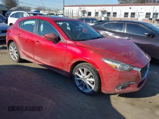 2017 Mazda 3 Grand Touring with VIN 3MZBN1M38HM139061, listed as a IAAI auction lot 41419648 with 56,782 mi miles. Bid and sale history available at carsss.com. Image 1.