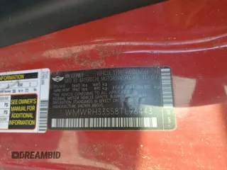 2008 MINI Convertible S z VIN WMWRH33558TL96443, wystawiony jako Copart lot #75103604 z przebiegiem Nie podano mil oraz Szkoda całkowita • Salvage title. Historia ofert i sprzedaży dostępna na DreamBid. Obrazek 12.