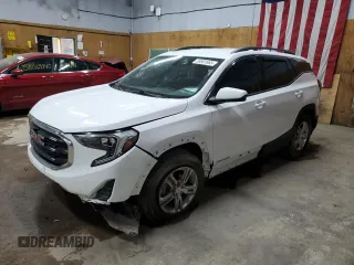 2019 GMC Terrain SLE with VIN 3GKALTEV0KL258370, listed as a Copart auction lot 59591665 with 83,514 mi miles and Clean title. Bid and sale history available at DreamBid. Image 1.