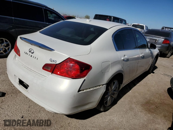 2015 Infiniti Q40 with VIN JN1CV6AP1FM502937, listed as a Copart auction lot 82236644 with 72,400 mi miles and Salvage Title. Bid and sale history available at carsss.com. Image 3.